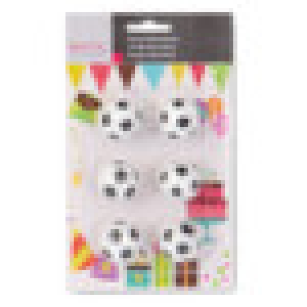 Football candles set of 6