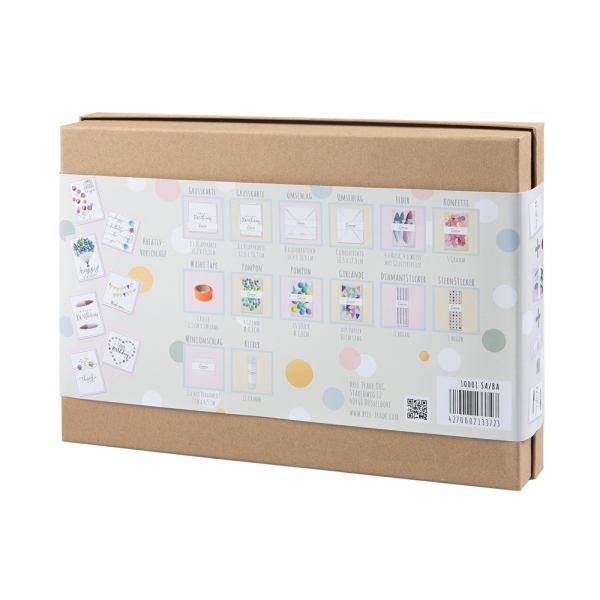 Kartenbastelset, Kreativset Grußkarten