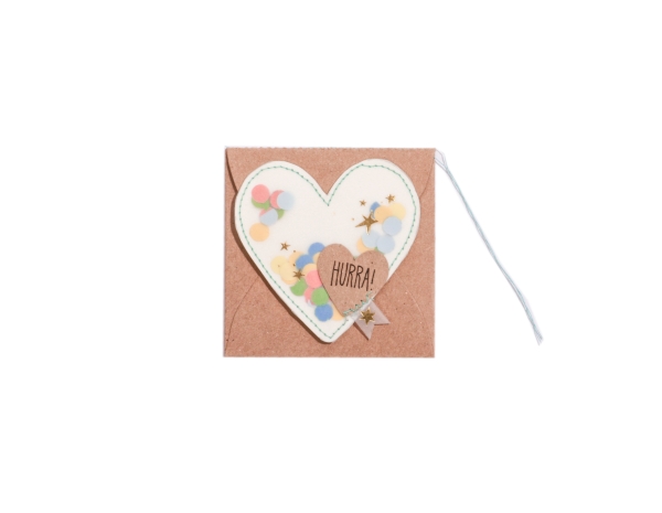Mini Heart Card. Hooray!
