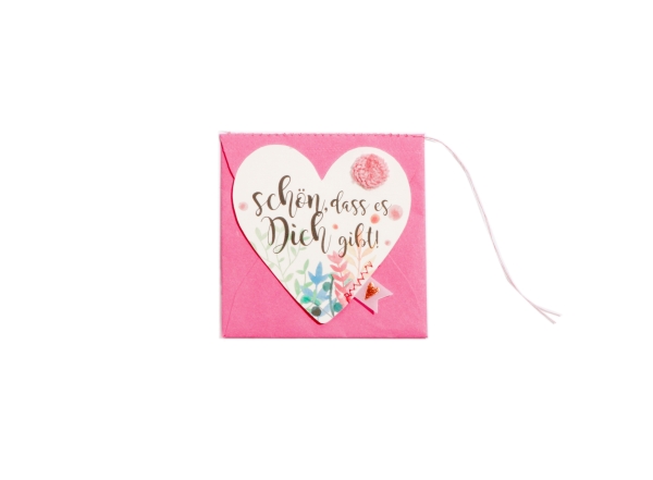 Mini Heart Card. It's nice that you exist