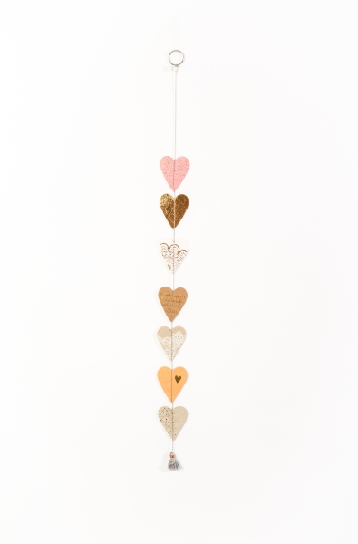 Heart Necklace.Heart Palpitations from Good old friends