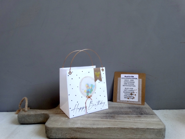 Voucher bag. Happy Birthday