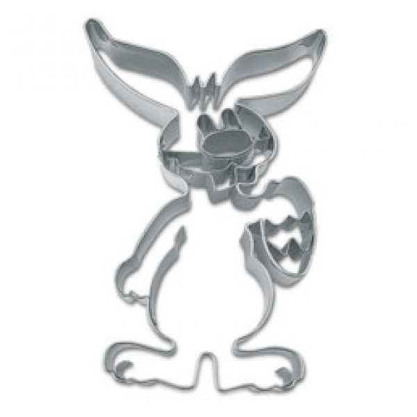 Präge Ausstecher "Hase mit Ei" 10,5cm
