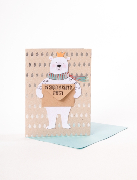 Card Winter Postman from "good old friends"