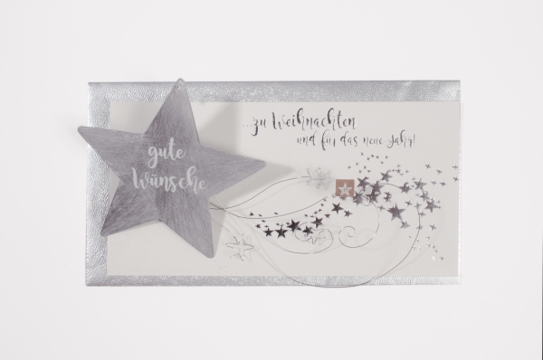 Shooting Star Card "Good Wishes" by "good old friends"