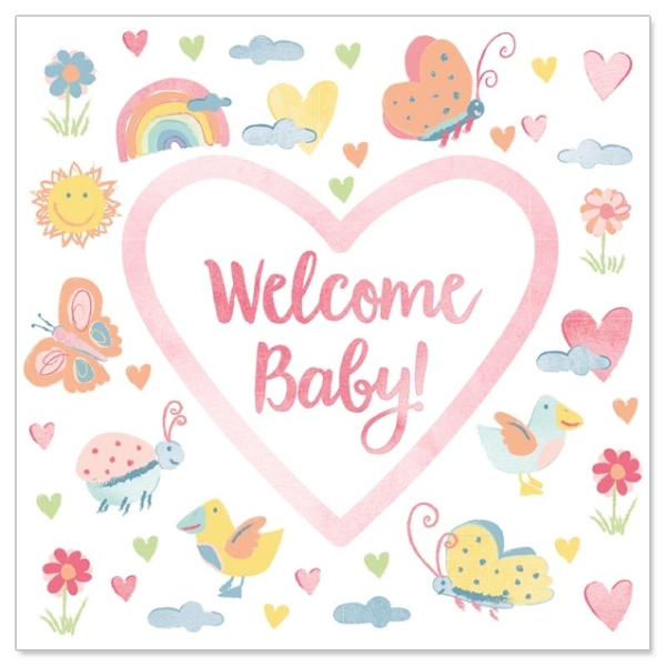 Mini Card "Welcome Baby"