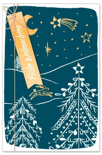 Card "Christmas Starry Sky"