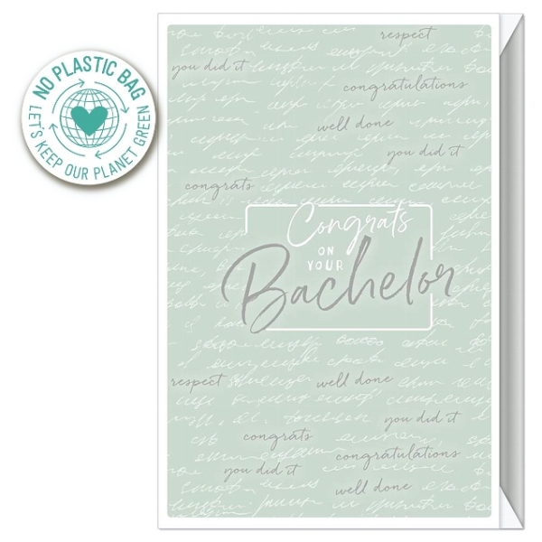 Card "Bachelor" Congrats