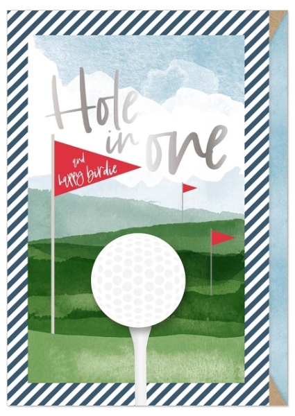 Card "Congratulations Golf Ball"