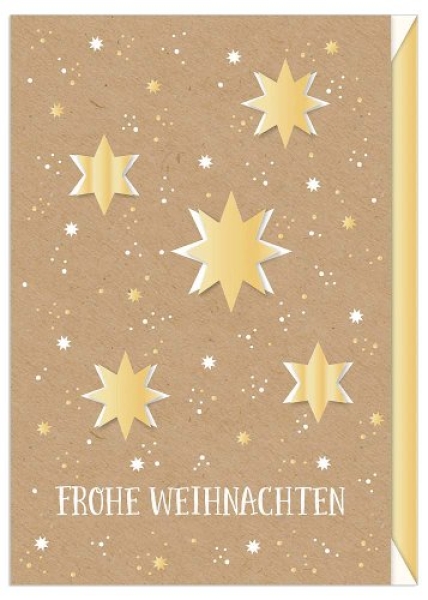Card "Merry Christmas Stars"