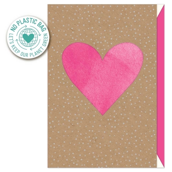 Card "Heart" pink
