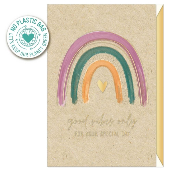 Card "Rainbow" Heart