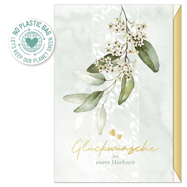 Wedding card - Eucalyptus