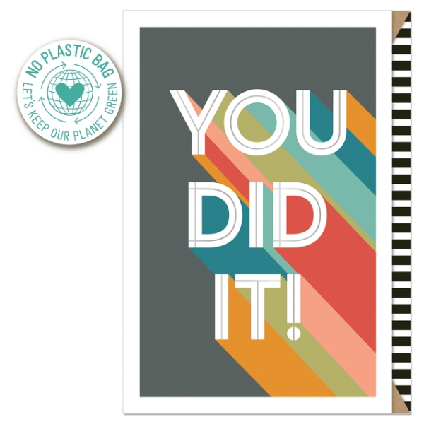 Card "You did it" Conclusion