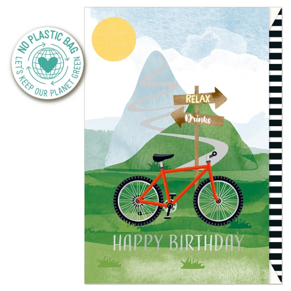 Karte zum Geburtstag "Fahrrad"