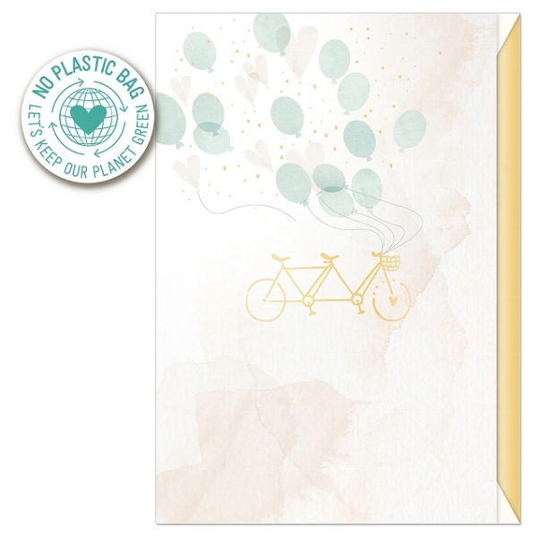 Card for the wedding "Tandem"
