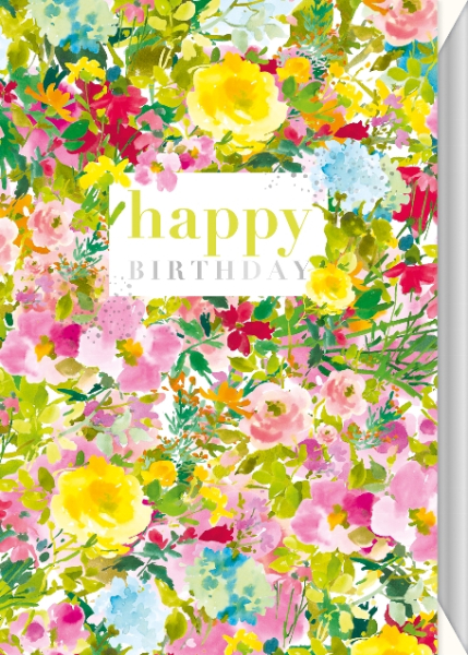Birthday Card "Spring Flowers"