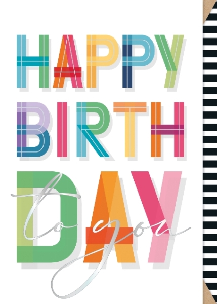 Birthday Card "Happy Birthday"