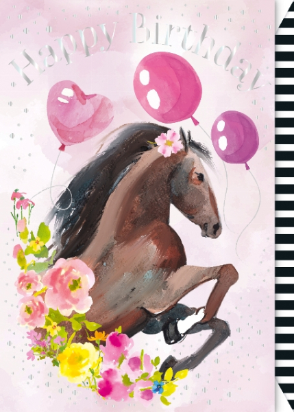 Birthday Card "Horse"