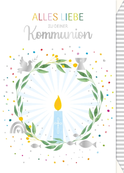 Karte zur Erstkommunion