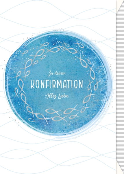 First Communion Card "Pisces"