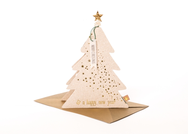 Karte Bäumchen, Merry Christmas von "good old friends"