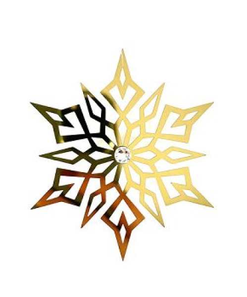 Hanging Ornament “Kado” – Golden Elegance with a Sparkling Touch