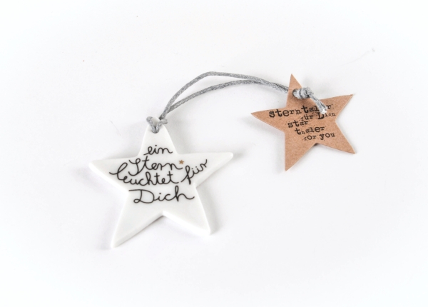 Sterntaler, kleines Geschenk, Geschenkanhänger