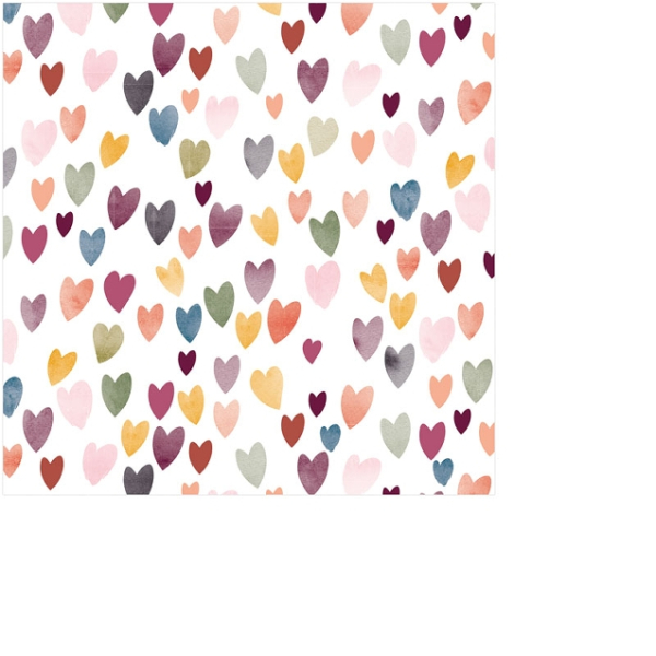 Napkins, small "Hearts"