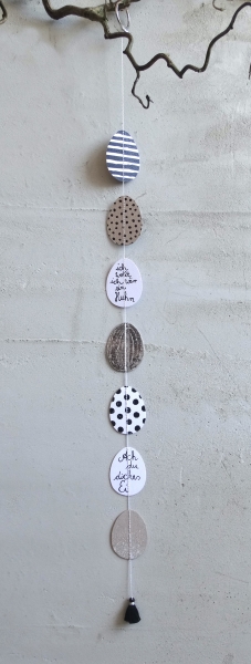 Paper egg chain