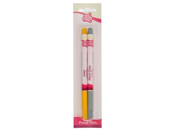 Coloured pencils "gold and silver" in a set