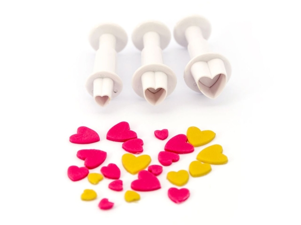 Stamp cutter "heart" in a set