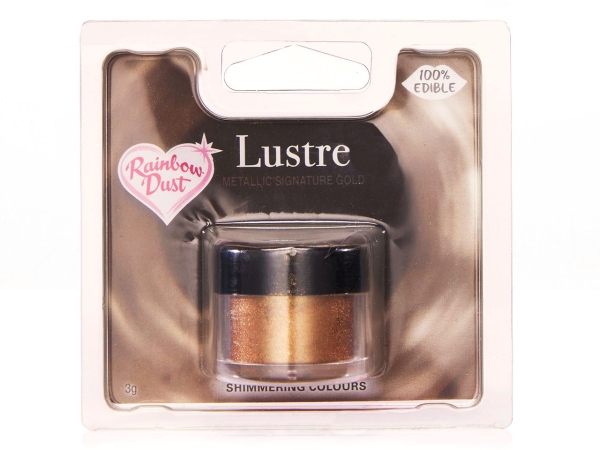 Rainbow Dust Powder Colour Metallic Signature Gold 3g