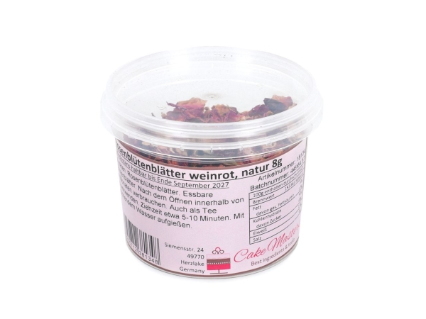 Rose petals burgundy