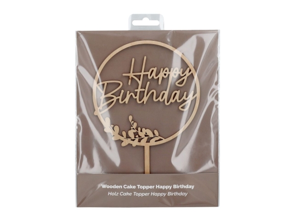 Cake Topper "Happy Birthday"