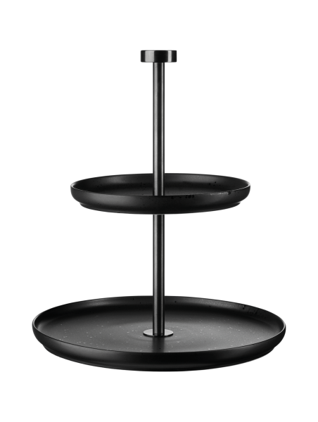 Étagère "coppa kuro" 2-tier