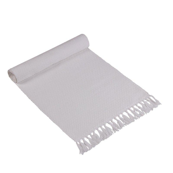Table runner "Sally" white by Fondaco