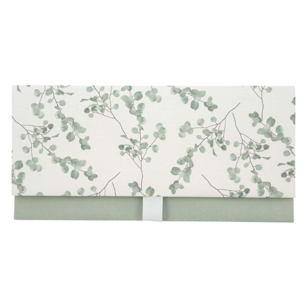 Gutscheinkuvert, Geschenkumschlag Eukalyptus