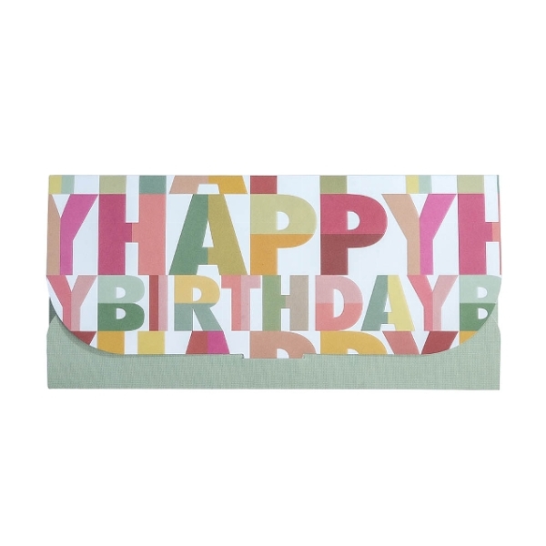 Voucher envelope, gift envelope Happy Birthday