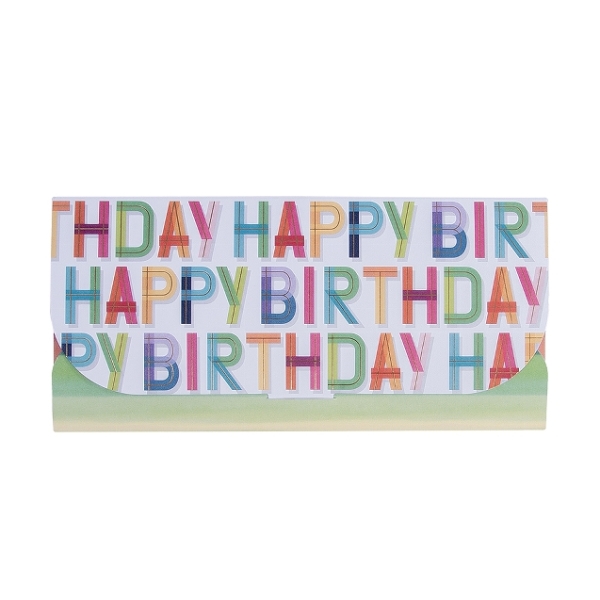 Voucher envelope, gift envelope "Happy Birthday"