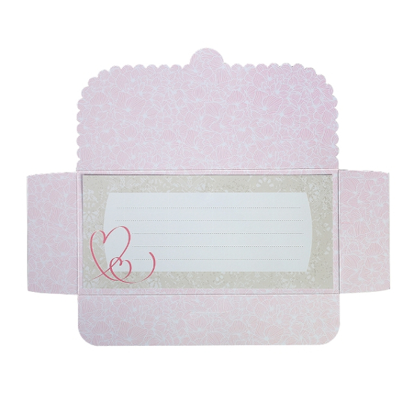 Gutscheinkuvert, Geschenkumschlag Hochzeit