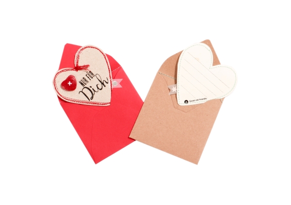 Mini Herz Kärtchen. Nur für dich