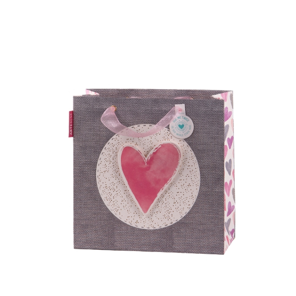 Geschenktasche "Herz" von Artebene