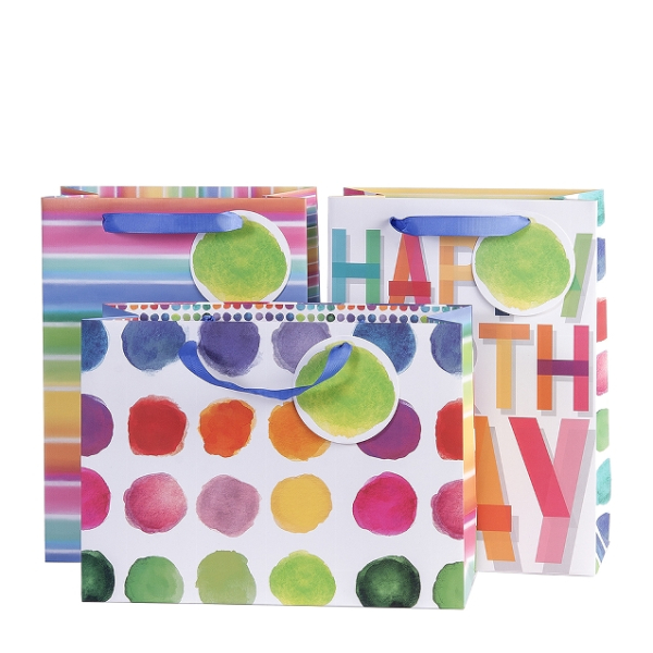 Geschenktasche "Birthday" in 3 Varianten