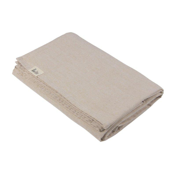 Tischdecke, beschichtet. Beige