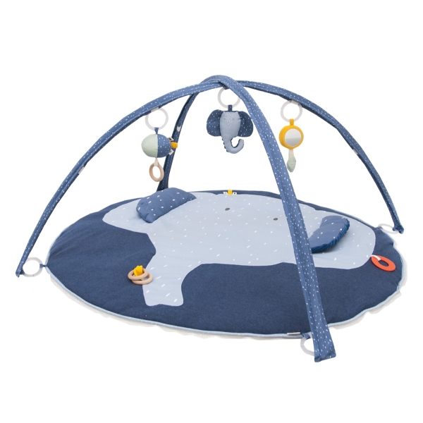 Play mat with play arches "Mrs. Elephant"