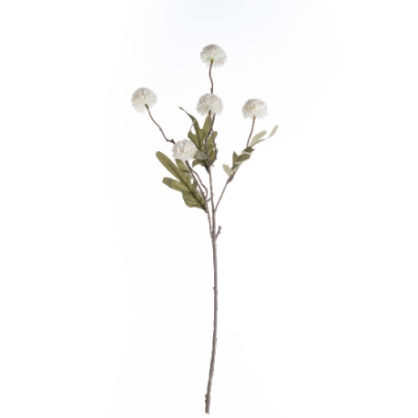 Silk flower Dahlia, chrysanthemums white