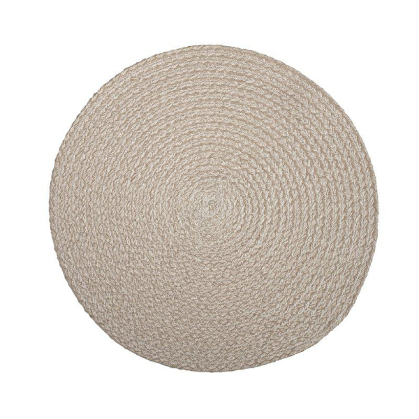 Placemat "White" Jute