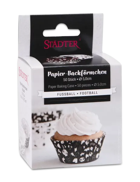 Backförmchen Muffinförmchen Fußball