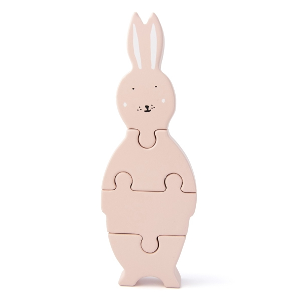 Wooden Puzzle Animal Shape "Mrs. Rabbit"